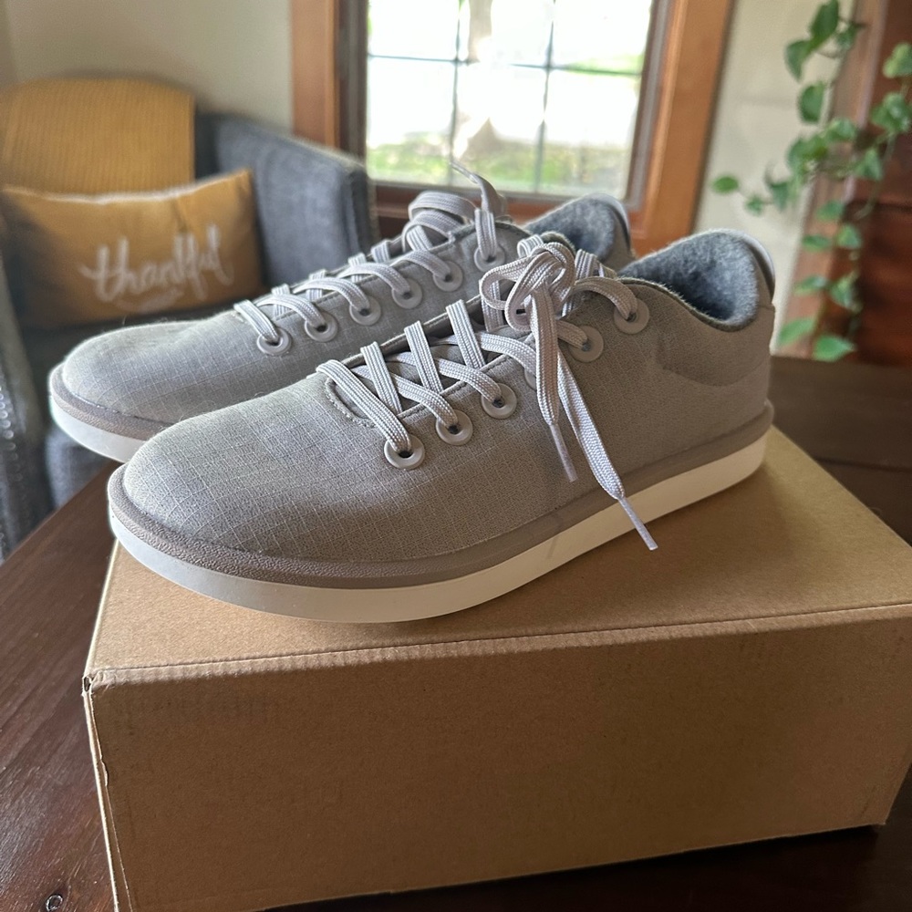 Allbirds Wool Piper Woven in Pewter Grey (Blizzard Sole)